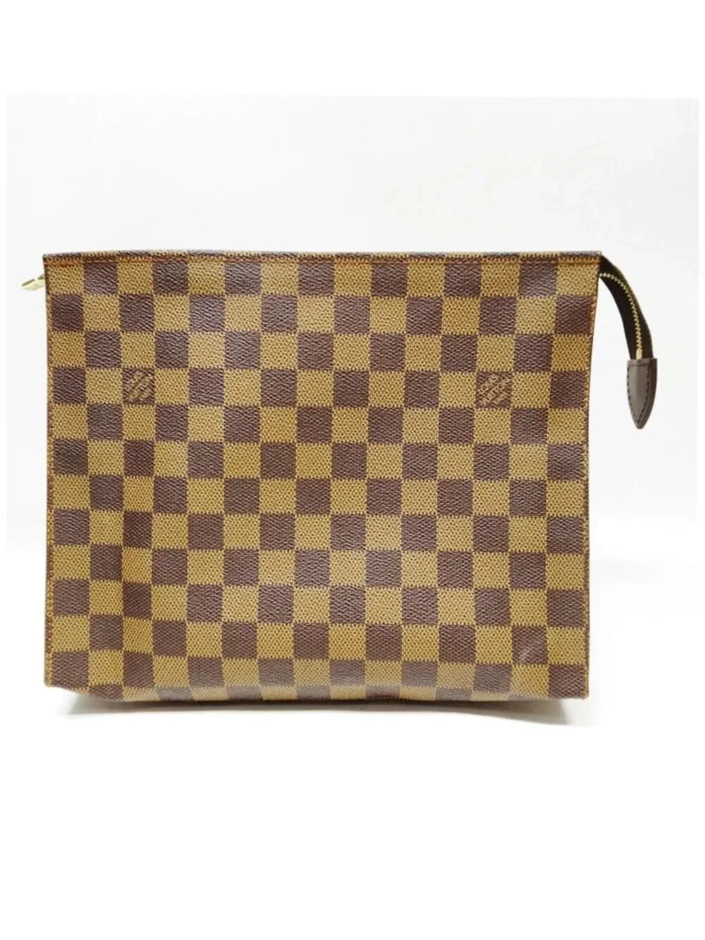 Authentic Louis Vuitton Damier Ebene Toiletry 26 Pouch Bag